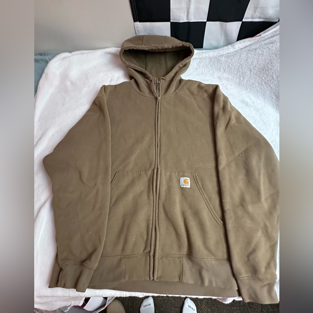 brown carhartt jacket